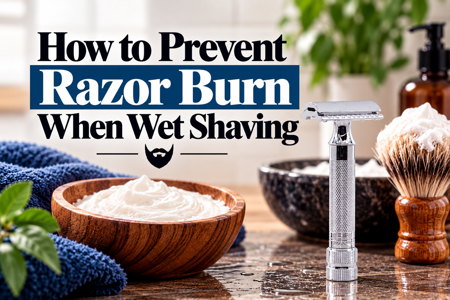 How to Prevent Razor Burn When Wet Shaving